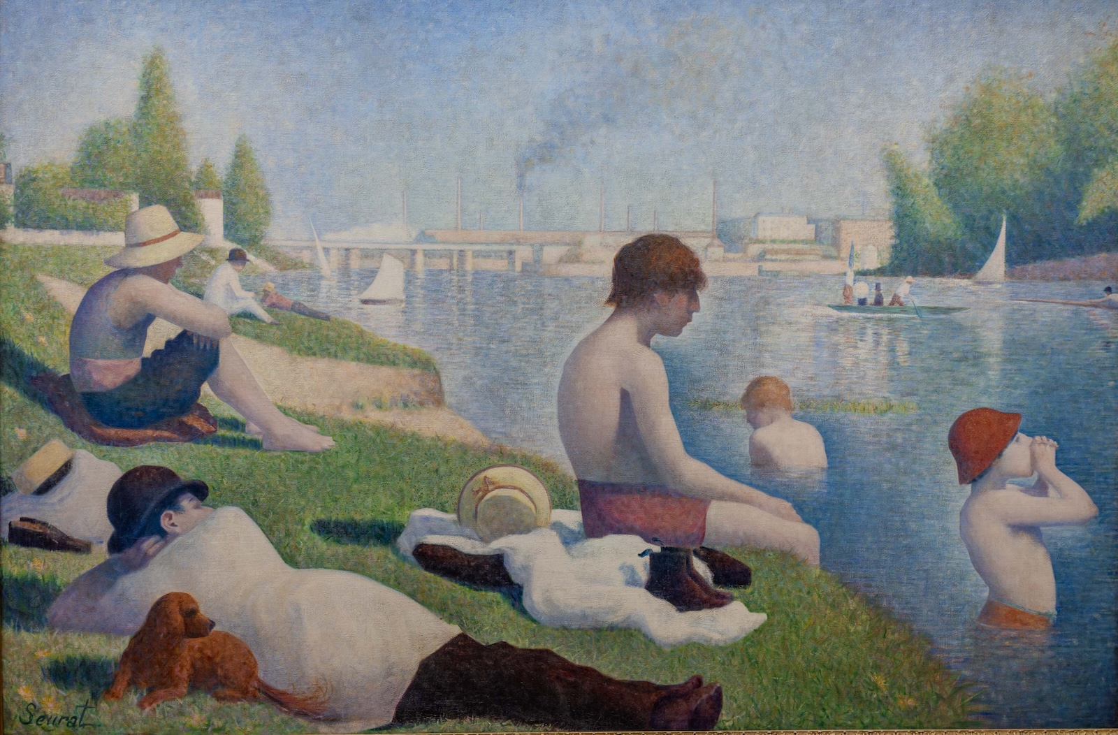 Georges Seurat's Bathers at Asnières
