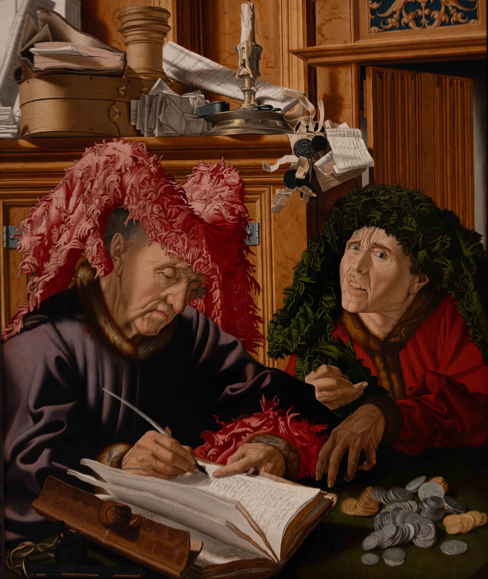 Marinus van Reymerswaele's The Tax Collectors at the National Gallery
